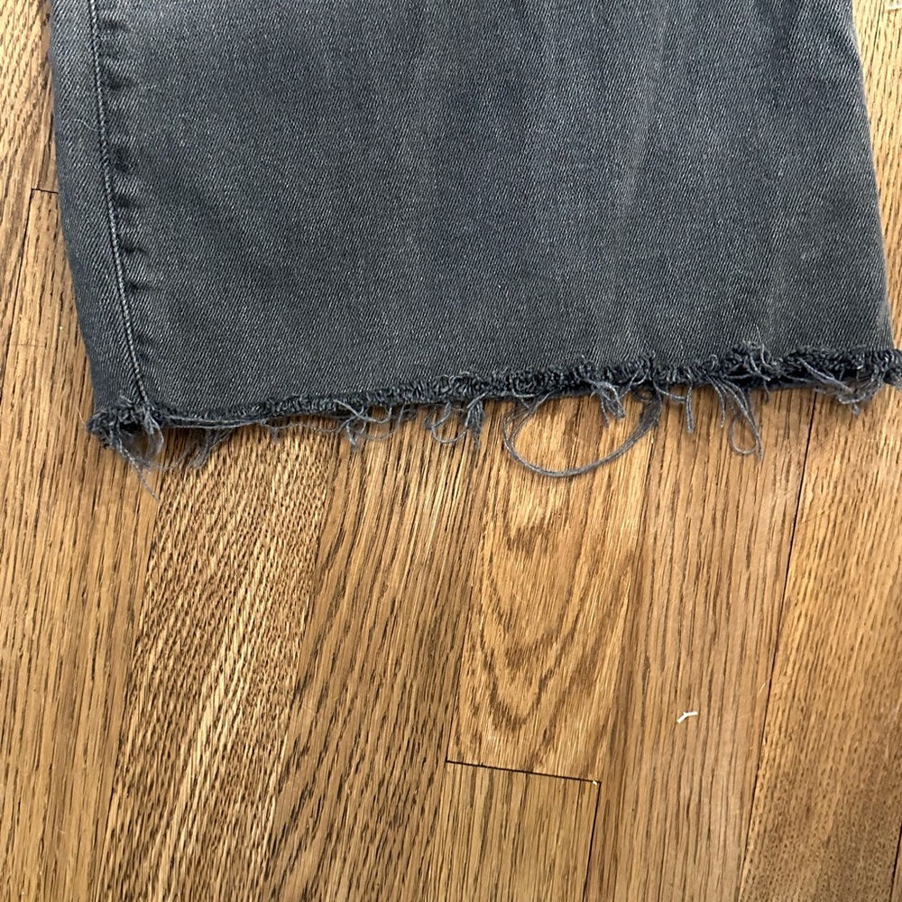Joe’s Jean Wide-Leg Gray Denim Jeans high Rise - Picture 7 of 10